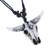 Pendant Necklace Imitation Cow Bone Necklace Jewelry Gift Woven Necklace Vintage Necklace Bead Necklace