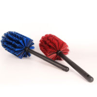 New 16" Car Detailing Brush for Clean Rim Wheels Spokes Engine Bay Auto Washing Tools Hard Hair Blue Red