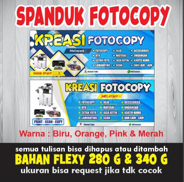 Spanduk Fotocopy Banner Fotocopy Ukuran X Meter L Vrogue Co