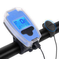 Multifunctional bicycle light bell Bike Computer Luminous Odometer LCD Display Digital Wireless Speed Meter