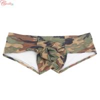 Men Briefs y Lingerie Knickers Camo Breathable Briefs Men Camouflage Trunks