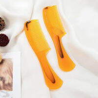 1pc Beef Tendon Sharp Tail Comb Long Handle Plastic Natural Resin Ox Horn Comb Portable Hair Care Accessories Hair Styling Tools