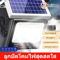 MeiDee [1แถม1 ] โซล่าเซลล์ 600wไฟledโซล่าเซลล์ไฟพลังแสงอาทิตกัน น้ำกลางแจ้งป้องกันฟ้าผ่า Solar light แสงสีขาวสว่างอัตโนมัติเมื่อฟ้ามืดจับเวล