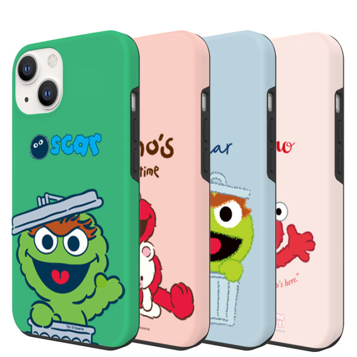 เคสโทรศัพท์มือถือสองชั้นลายการ์ตูน-sesame-street-สำหรับ-iphone13-promax-hard-apple-12เคสป้องกัน11