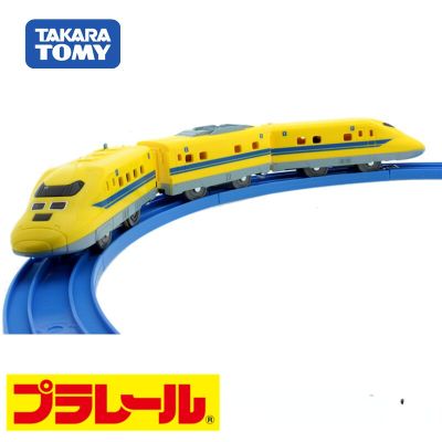 Takara Tomi Tomica Domeka ของเล่นรางรถไฟ S-07หัวรถจักรสามส่วนรถของเล่นโลหะผสมเครื่องประดับรถไฟของเล่นสำหรับเด็กสูงของขวัญคอลเลกชัน