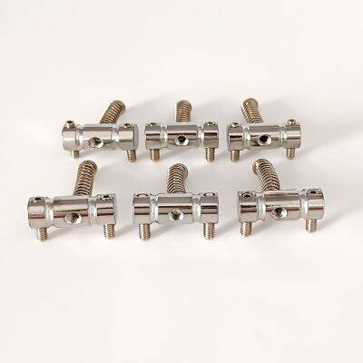 ；‘【；。 4Pcs/Set Vintage Electric Guitar Bridge String Saddles For TL Electric Guitar Replacement - Diameter 8MM