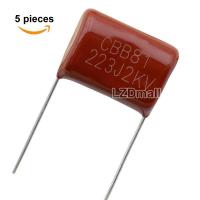 5pcs CBB 223J2KV Capacitor 223 2000V 223J 2KV 0.022uF 22nF P20mm CBB81 Metallized Film Capacitor