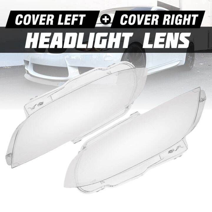 1pair-headlight-head-light-lamp-lens-cover-for-bmw-e92-e93-coupe-m3-328i-335i-cabrio-2006-2010