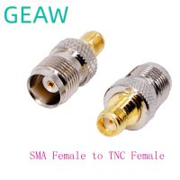 2/5PCS SMA Female to TNC Female RF Connector Coax Coxial Socket SMA Jack Adapters Convertor for WiFi Radio Antenna