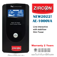 NEW! 2022 AE 1000VA/550W ZIRCON   CCTV 2-8 ตัวและเครื่องบันทึก ได้ประมาณ 15-30 นาที|ศูนย์บริการ Service Center ประกัน 2 ปี