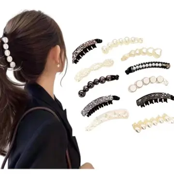 Geometric Hair Clip Jelly Color Small Hair Claw Hair Accessories Bangs Clip