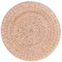 40cm Cushion Round Straw Weave Handmade Pillow Floor Yoga Chair Mat