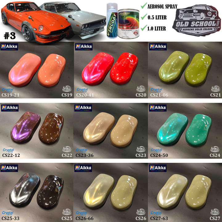 AIKKA Old School CRYSTAL Series/ Car Paint / Motor Car Body Paint ...