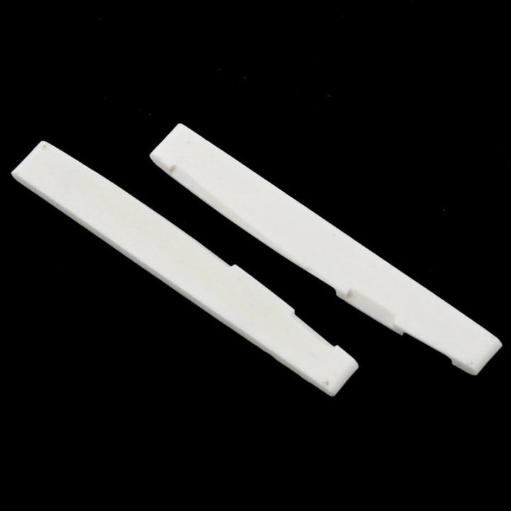 6-string-acoustic-bone-bridge-guitar-slotted-saddle-guitar-parts-pack-of-2