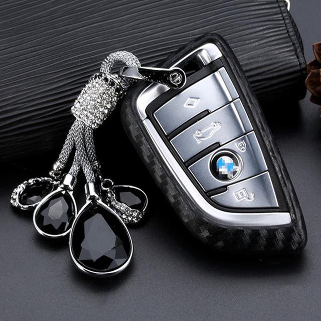 2019-new-carbon-fiber-silica-gel-key-cover-case-for-bmw-x1-x3-x4-x5-x6-f15-1-2-5-7-series-218i-f48-540-740-2016-keychain-keyring