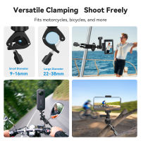 (สินค้าเฉพาะจุด) ESIN คลิปหนีบมอเตอร์ไซค์360 ° Super Clamp 14 "ขายึดรูสำหรับ GoPro DJI OSMO Action Insta360อุปกรณ์เสริมสำหรับกล้องแอคชั่น。《 Suggest Order 》