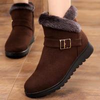 Winter Warm Women Boots Thick Plush Snow Boots Women Zipper Comfortable Ankle Cotton Boots Outdoor Casual Shoes Botas De Mujer