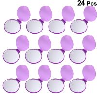 24pcs Makeup Mirror Vanity Mirror Mini Folding Mirrors Round Cosmetic Mirrors Makeup Mirrors Pocket Mirrors For Girls Women Mirrors