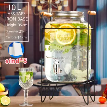 Glass Juice Jar 