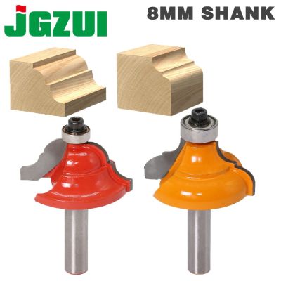 【LZ】 1pcs High Quality Cove Bit With Bearing 8mm shank Dovetail Router Bit Cutter wood working