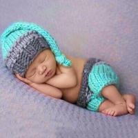 2021 New 3Pcs/set Newborn Baby Girls Boys Crochet Knit Costume Photography Prop Outfits