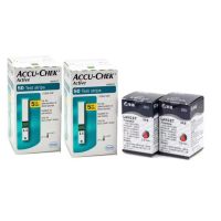Accu Chek Active แถบทดสอบระดับน้ำตาลในเลือด100แผ่น + 100เข็ม Accuchek