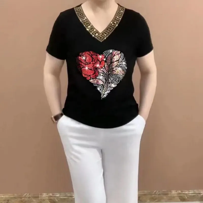 diamond rose shirt