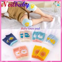 【Neil Baby】แผ่นรองเข่า ลายการ์ตูน สีตัดกัน สําหรับเด็กวัยหัดเดิน 【QYUE】