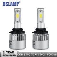 9006 HB4 COB LED Car Headlight Bulbs 72W 8000LM 6500K/4300K Auto Led Headlamp Car Light for BMW HYUNDAI HONDA TOYOTA FORD