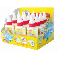 Hi Crafts กาวติดผ้า กาวทาผ้า กาวงานประดิษฐ์ Washable Fabric glue FG40 ขนาด 40 กรัม x 12 ขวด ยกโหล