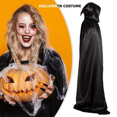 【CC】 Scary Costume Adult Witch Costumes Hooded Cloak Role Horrible