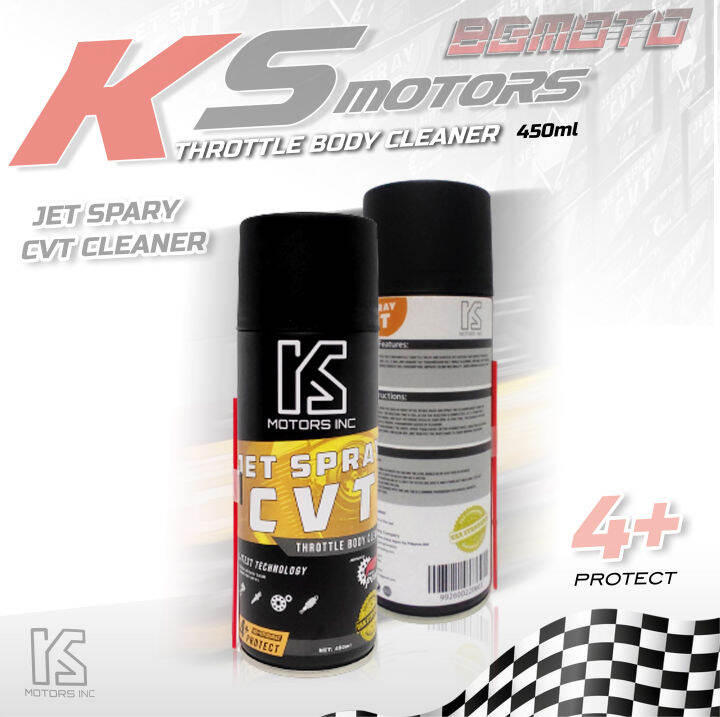 KS MOTOR JET SPRAY CVT/ FI THROTTLE BODY CLEANER - Degreaser Cleaner ...