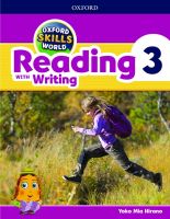 Bundanjai (หนังสือเรียนภาษาอังกฤษ Oxford) Oxford Skills World Reading with Writing 3 Student Book Workbook (P)