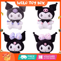 SANRIO Kuromi ของเล่นตุ๊กตาตุ๊กตาของเล่นอะนิเมะการ์ตูนยัดนุ่น,คอลเลกชั่นของขวัญสำหรับแฟนๆ