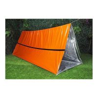 Emergency Tent Camping Shelter Portable Pe Emergency Tent Resistant and Reusable Outdoor Activities
