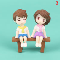 zhaixiankui มินิสตูลคู่ตุ๊กตา Fairy Garden miniatures ตกแต่งตุ๊กตา Action figures