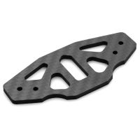 Piastra Di Supporto Paraurti Anteriore In Fibra Di Carbonio Per Tamiya TT02 TT-02 1/10 Accessori Per Paranti Di Aggiento Auto RC