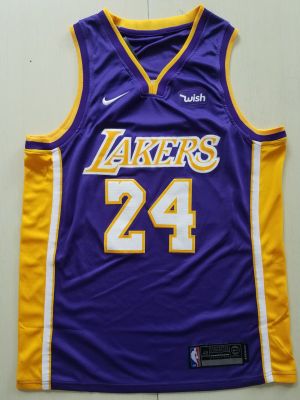 Ready Stock New Arrival Hot Sale Mens Los Angeles Lakerss 24 Kobee Bryantt V-Neck Swingman Jersey