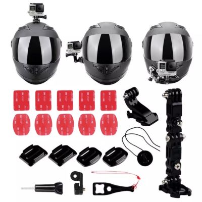 ชุดอุปกรณ์ ต่อกับหมวกกันน็อค OSMO Action2 / GoPro 11 10 9 8 7 / GoPro Max Helmet Motorcycle Adjustment Base Mount 3M