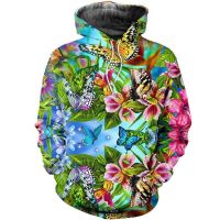 Sudadera con capucha con estampado 3D de mariposa psicodélica para hombres y mujeres, Sudadera con capucha Universal Harajuku Essential, sudadera de calle de manga larga Ja