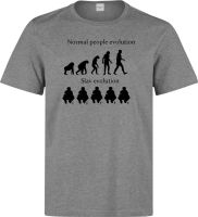 Slav Evolution Kaus Pria Abu-Abu Gaya Eropa Timur T Shirt Pria Dan Wanita Fashion Kaus Atasan Pengiriman Gratis Apa Saja S-4XL-5XL-6XL