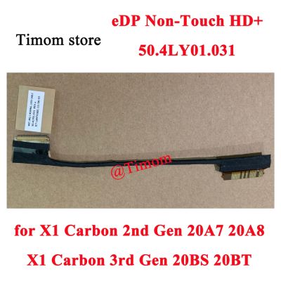 50.4LY01.031 for X1 Carbon 2nd Gen 20A7 20A8 Lenovo ThinkPad X1 Carbon 3rd Gen 20BS 20BT eDP Non-Touch HD LCD Cable FRU 04X5596