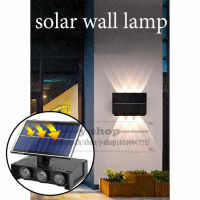 Warm White Solar Wall Lamp 6 LED 6w