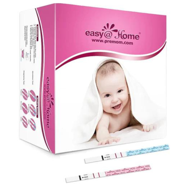 Easy At Home 40 Ovulation Test Strips And 10 Pregnancy Test Strips ...