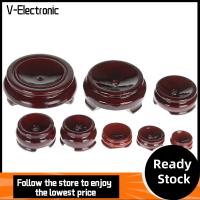 V-ELECTRONIC เป็นธรรมชาติ ที่นั่งคงที่ เครื่องประดับเดสก์ท็อป ของตกแต่งบ้าน ขาตั้งจอแสดงผลขนาดเล็ก ฐานลูกแก้ว แท่นรูปปั้น ที่ใส่ไม้