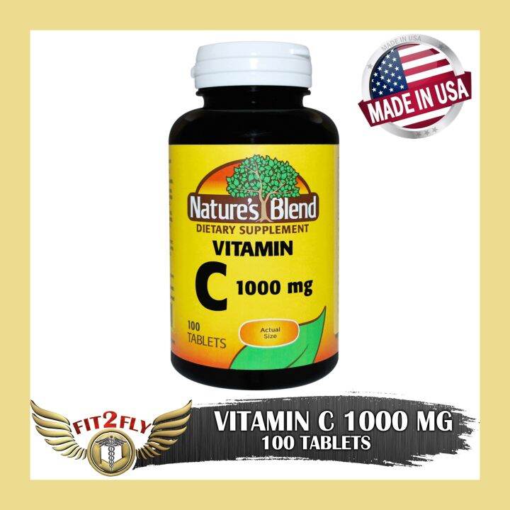 Nature's Blend Vitamin C 1000 mg 100 Tablets Lazada PH