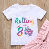 T-Shirt For Boys/Girls Cool Skates Graphics 3 To 12 Years Old Birthday Gifts Clothing Fashion Harajuku Boys/Girls Tshirt Tops