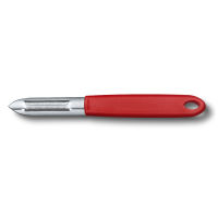 Victorinox มีดครัว/ที่ปลอกเปลือก Kitchen Knives - Potato Peeler With Serrated Edge, Red (7.6077.1)