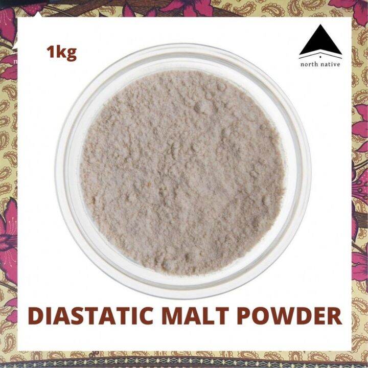 Diastatic Dry Malt Powder, 1kg (BULK), Vegan, NonGMO for Sourdough