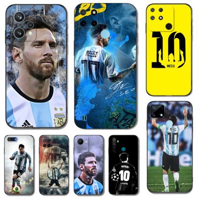 Messi Case For Realme C33 C30S GT2 PRO Back Cover Soft Silicon Argentina Abstract Football Soccer 10
